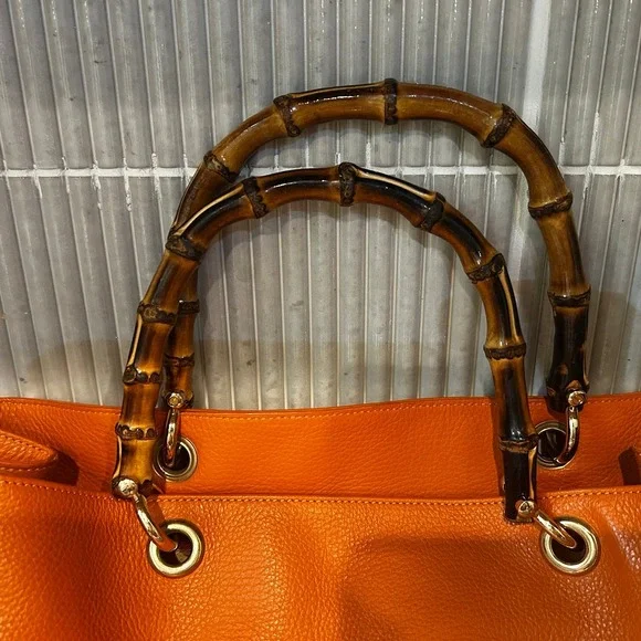 Mark & Graham Bamboo Elisabetta Slouch Handbag - Picture 12 of 12